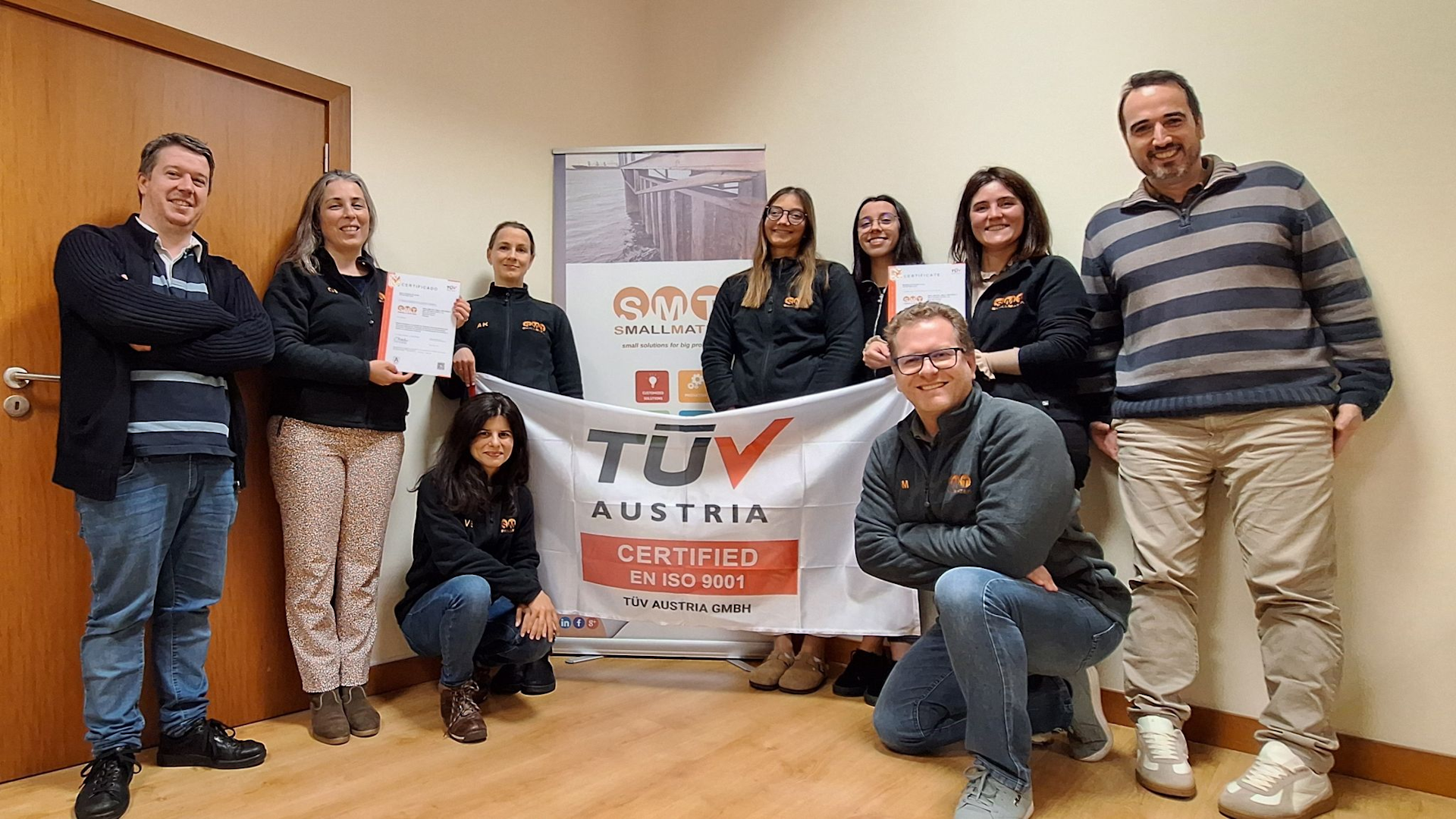 ISO 9001:2015 certification.